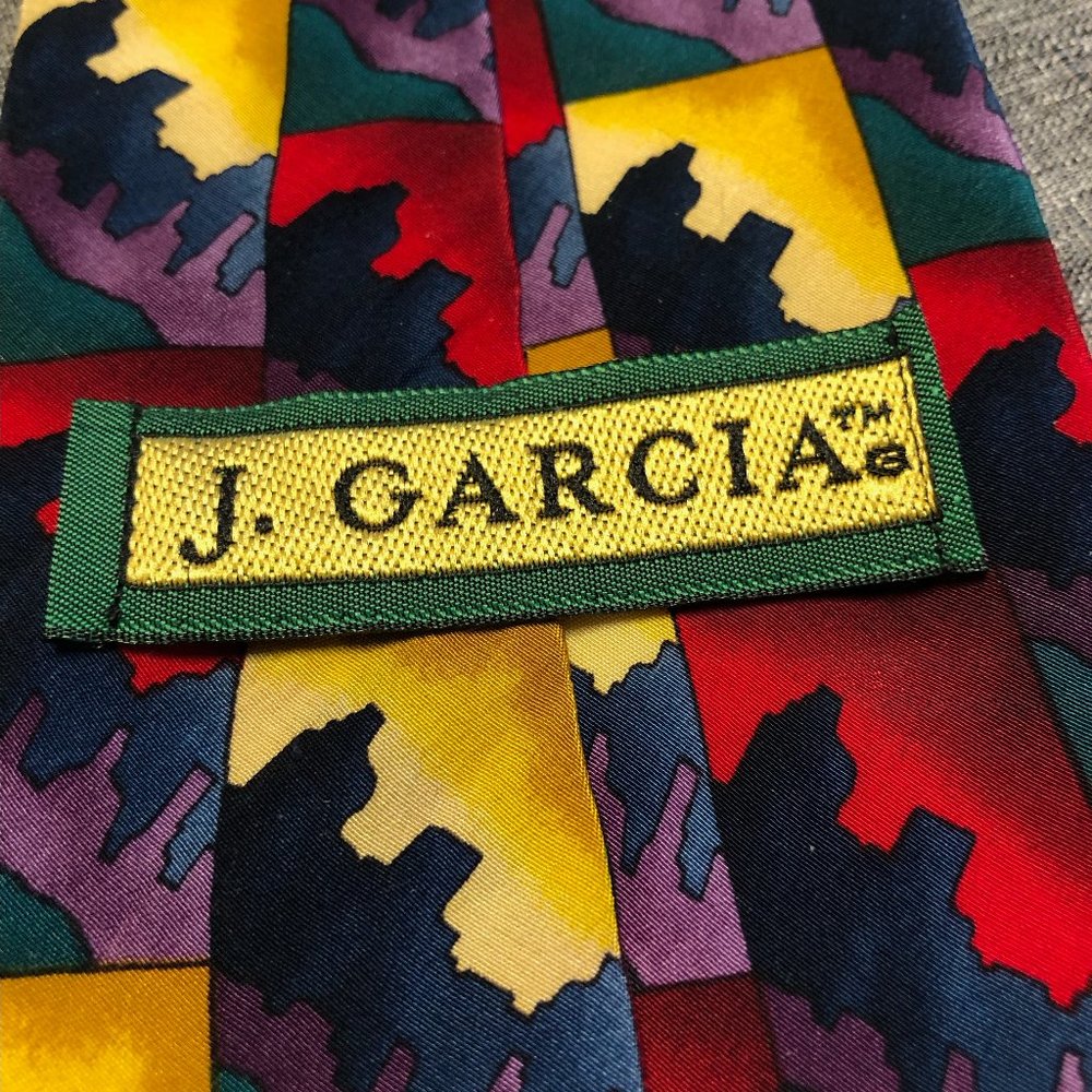 JERRY GARCIA Men’s Silk Tie - “Dawn at the Ritz Carlton” - Collection 8 - NWOT - Picture 4 of 6